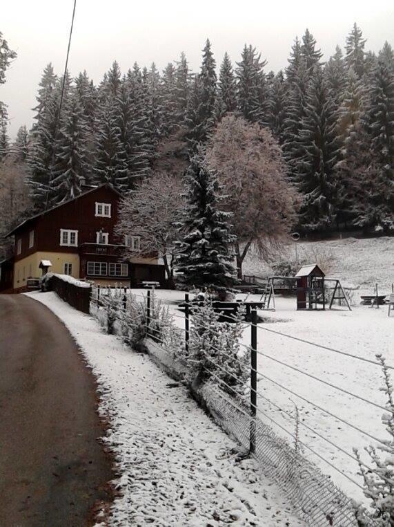 Myslivna Hotel Cerny Dul Bagian luar foto